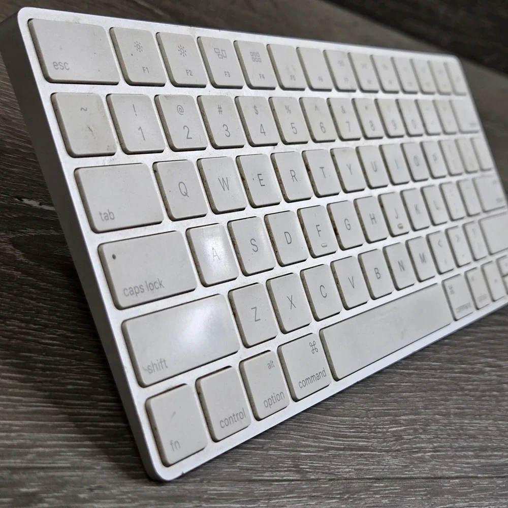 Working Apple iMac Mac Mini Keyboard Wireless Bluetooth Aluminum A1314